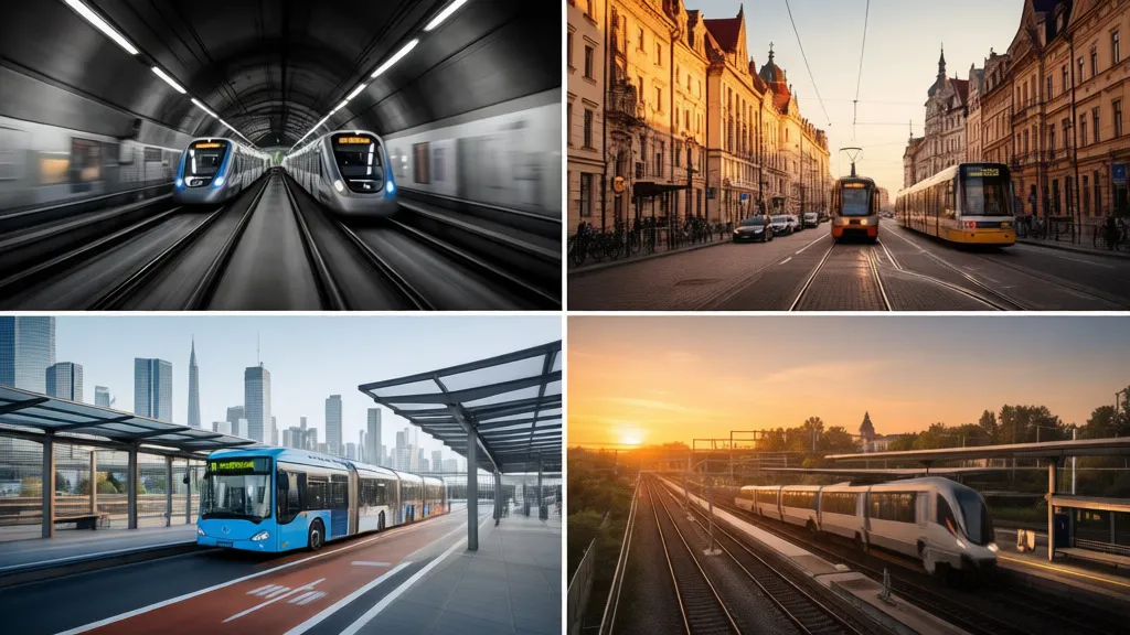 Porównanie systemów transportu publicznego w największych miastach