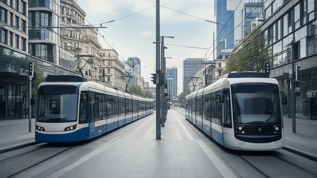 Porównanie systemów transportu zbiorowego w dużych aglomeracjach
